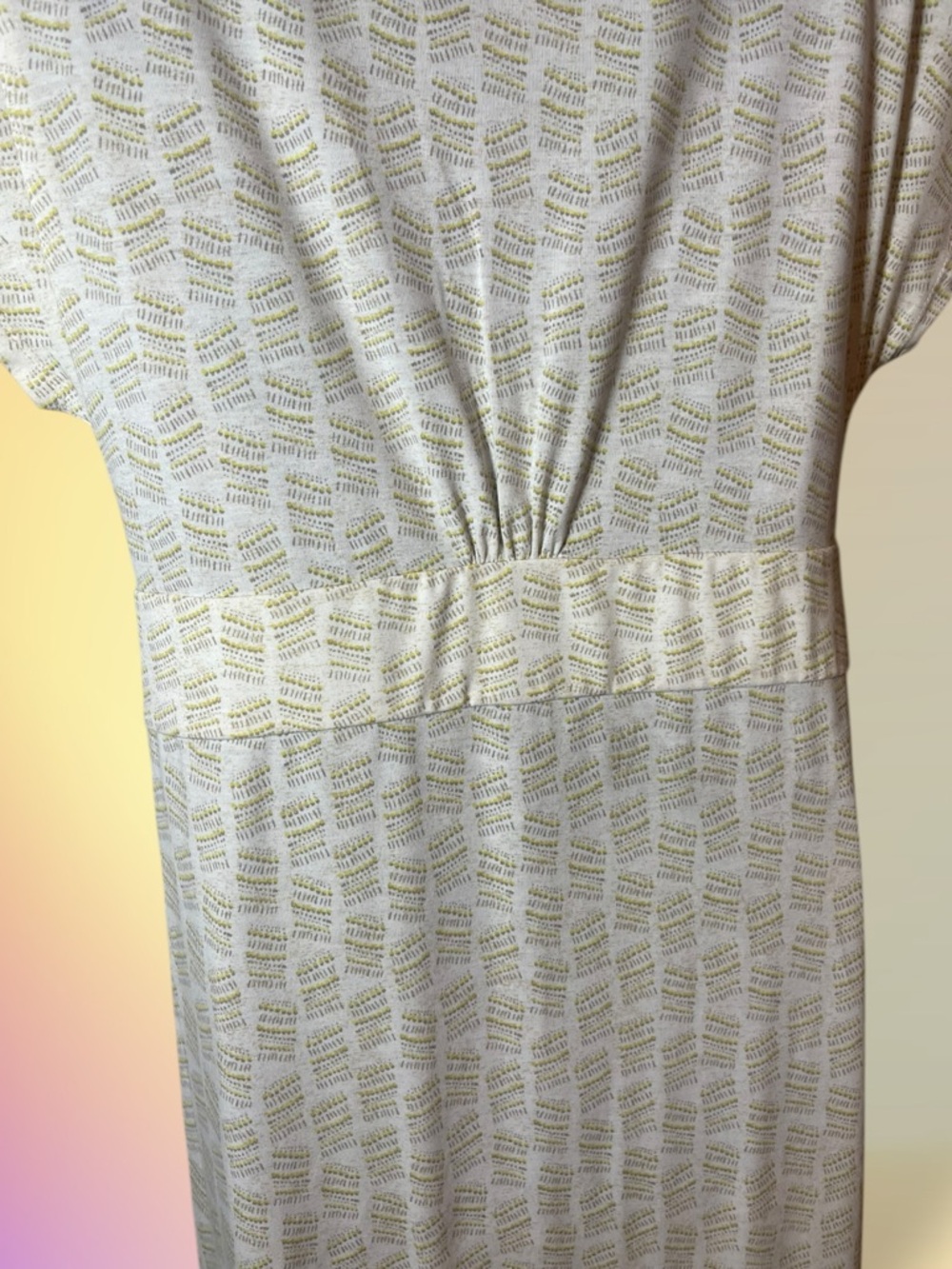 Royal Robbins Essential Tencel Dash Dress Cream Tan Yellow Size Medium - Picture 12 of 15